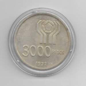 Argentina 3000 pesos 1977 Plata