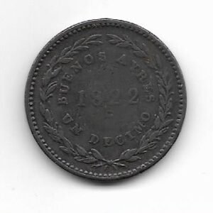 Argentina - Buenos Aires 1 decimo 1822 CJ 1.1