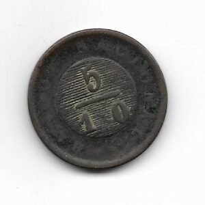 Argentina - Buenos Aires 5 decimos 1831 CJ 12.3