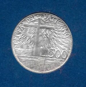Vaticano 500 Lire 1991 - Juan Pablo II - Plata - Estuche