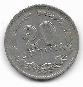 Argentina 20 centavos 1929