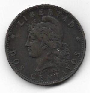 Argentina 2 centavos 1890
