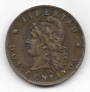 Argentina 2 centavos 1891