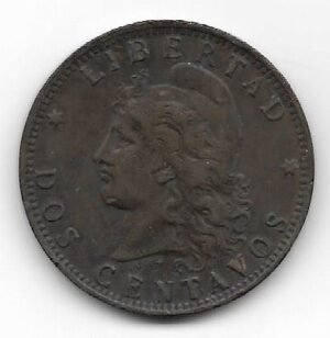 Argentina 2 centavos 1895