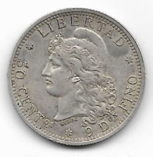 Argentina 50 centavos 1883