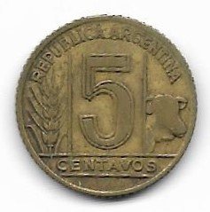Argentina 5 centavos 1942