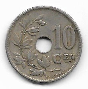 Belgica 10 centimes 1920 KM 86