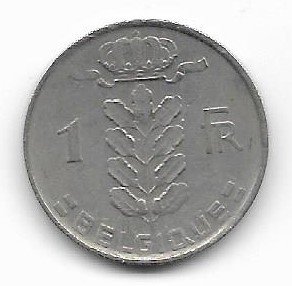 Belgica 1 franc 1958 KM 142.1
