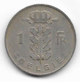 Belgica 1 franc 1961 KM 143.1