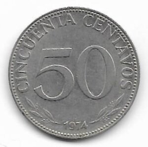 Bolivia 50 centavos 1974 KM 190