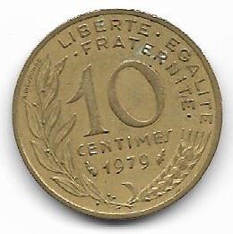 Francia 10 cmos 1979 KM 929
