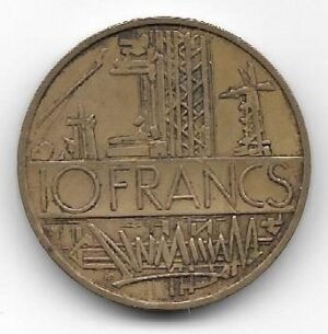 Francia 10 francos 1976 KM 940