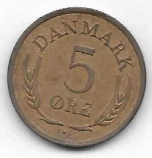 Dinamarca 5 ore 1964 KM 848.1