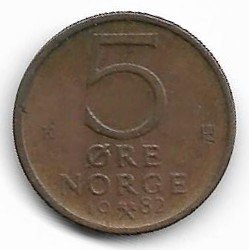 Noruega 5 ore 1982 KM 415