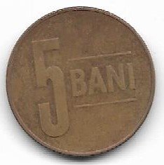 Rumania 5 Bani 2007 KM 190