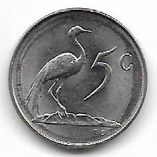 Sudafrica 5 cents 1981 KM 84