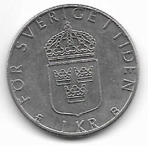 Suecia 1 corona 1997 KM 852a
