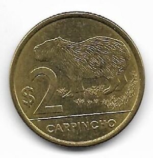 Uruguay 2 pesos 2012 KM 136