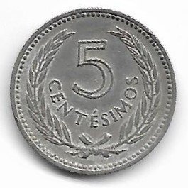 Uruguay 5 centesimos 1953 KM 34