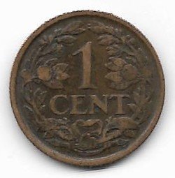 Holanda 1 cent 1921 KM 152