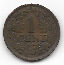 Holanda 1 cent 1929 KM 152